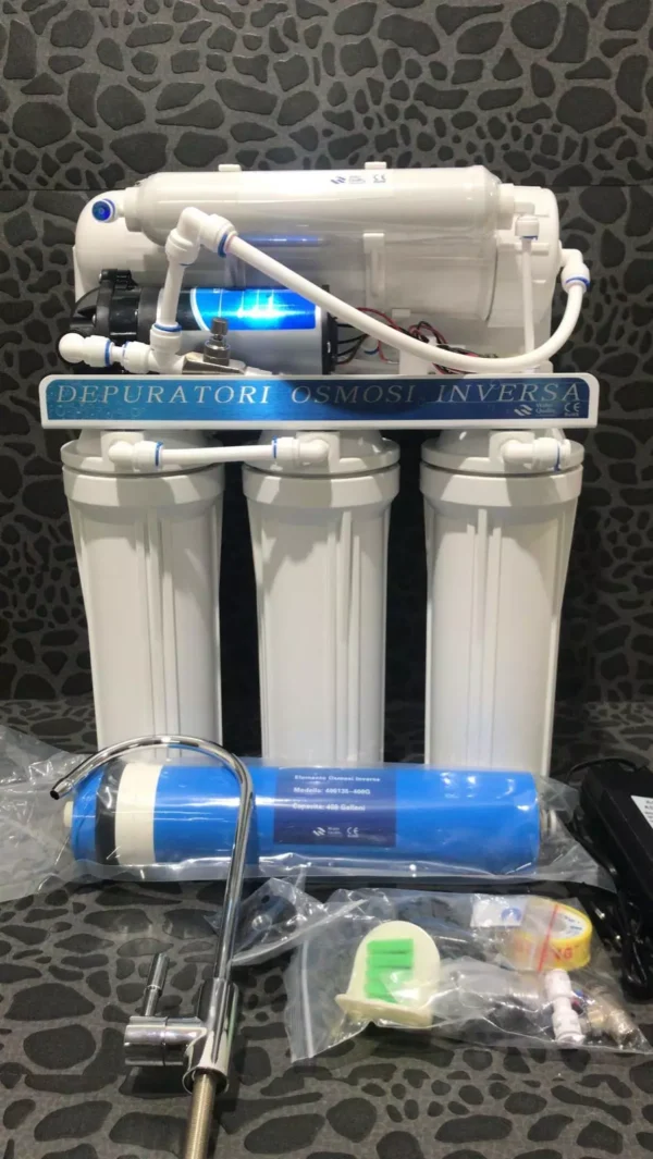 DEPURATORE OSMOSI INVERSA 1500 LITRI AL GIORNO 400 galloni flusso diretto - immagine 6