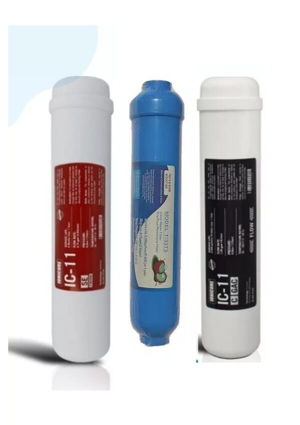 Kit 2 Filtri 2,5" x 12" per Acqua Depuratore Osmosi - Sedimenti + Carbone Attivo