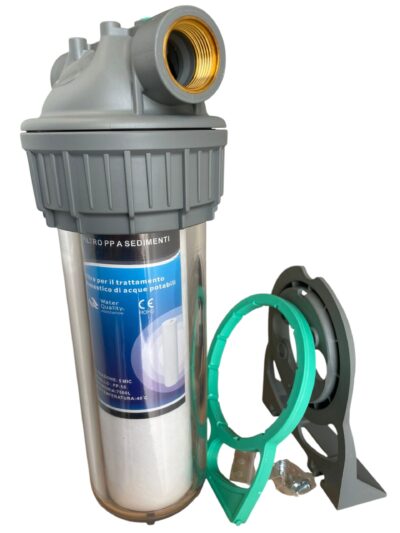 Portafiltro Acqua Contenitore Filtro Acqua Kit Pezzi 10" Pollici 3/4