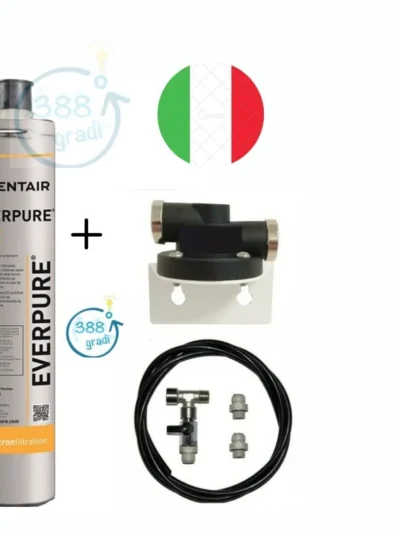 KIT FILTRAZIONE EVERPURE 4C EV960112 FILTRO + TESTATA + RACCORDI
